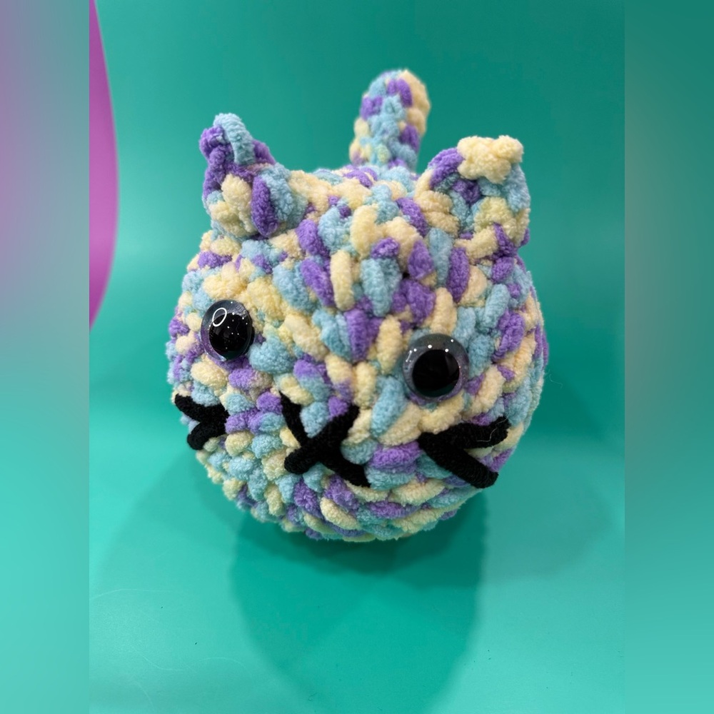 Handmade Crochet Small Loaf Kitty